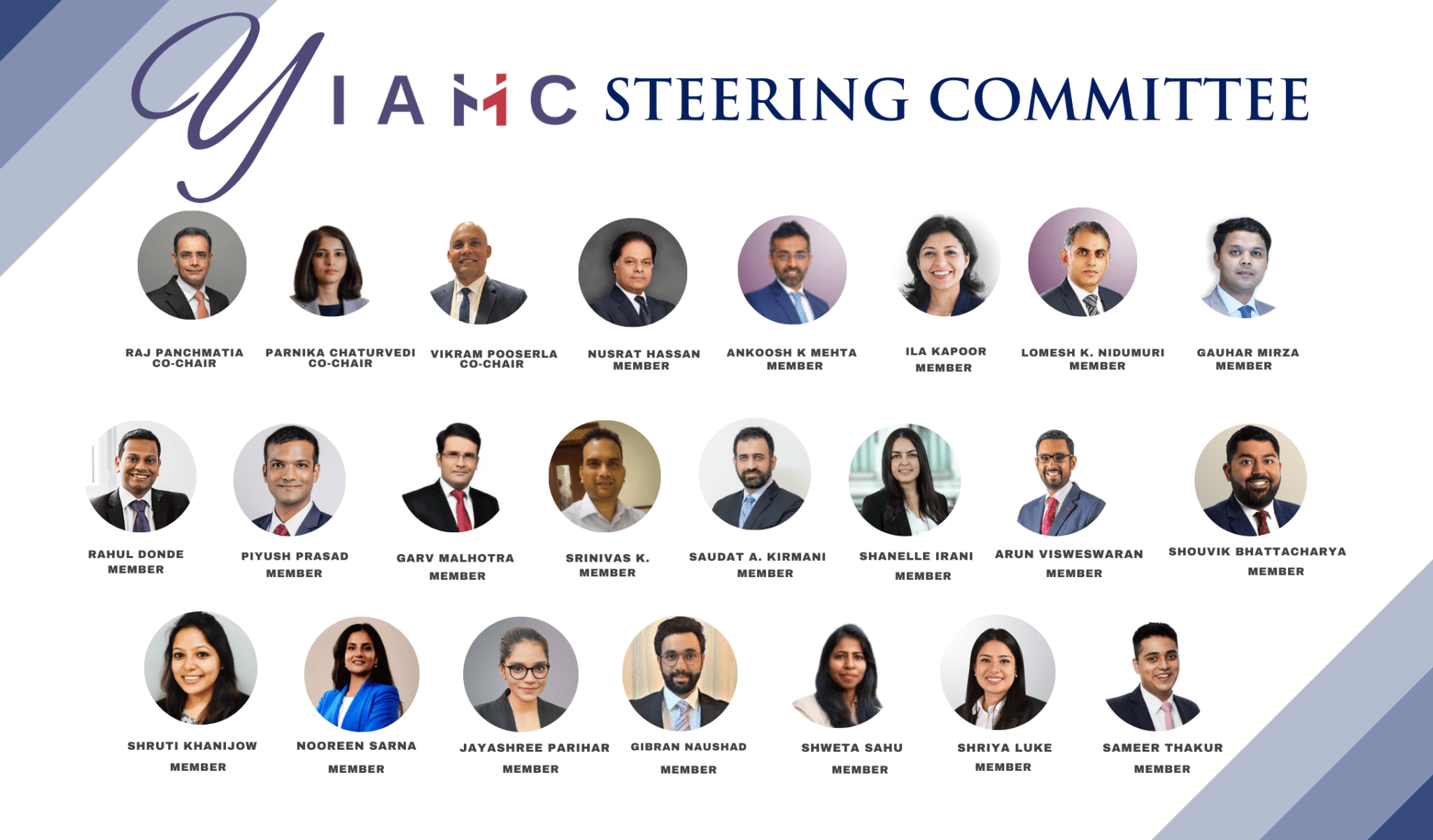 Young IAMC Steering Committee for 20222024. International