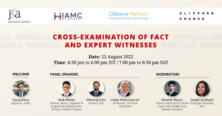 Cross- Examination of Fact and Expert Witnesses (Webinar)