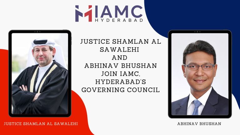 Justice Shamlan Al Sawalehi And Abhinav Bhushan Join IAMC, Hyderabad’s Governing Council